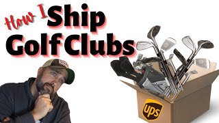 How I Ship Golf Clubs - beginner guide for Irons Iron set Drivers Tips Tricks for EASY shipping