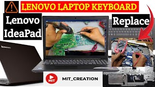 Lenovo IdeaPad Keyboard Replacement | Full Laptop Teardown Step-by-Step Tutorial 2025