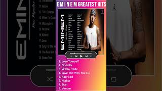 Video thumbnail of "E M I N E M GREATEST HITS FULL ALBUM ｜ BEST SONGS OF E M I N E M PLAYLIST 2023 #shorts"