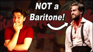 Reacting to Aaron Tveit's 'Epiphany!' (From Sweeney Todd)