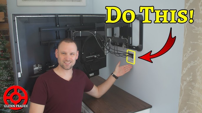 How to Hide TV Wires Behind a Wall - Even with a Fire Block!