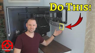 Hide TV Cables Behind Your Wall | InWall TV Cable Management