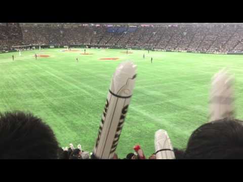 3月7日(火) 東京ドーム 青木宣親応援歌&ツーベースヒット