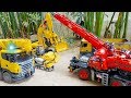 탱크 장난감 덤프트럭 포크레인 중장비 자동차 트럭놀이 Tank Toy with Dump Truck Car Play