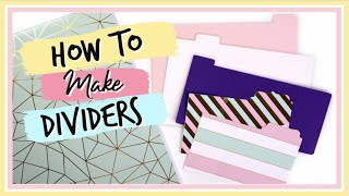 How To Make Dividers For Drawers, Planners, Binders || Behind The Scenes Of An Etsy Shop