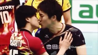 WOW !!!! KEDUA PEMAIN VOLI INI BERCIUMAN DI TENGAH LAPANGAN | JAPAN V-LEAGUE