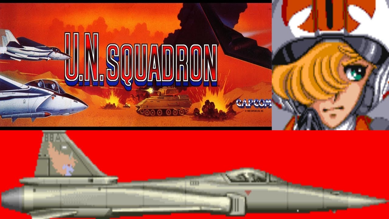 U N Squadron Shin Kazama Arcade Playthrough YouTube