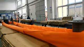 Grey Polyester Lifting Sling Round Heavy Duty Vertical 32000 LBS