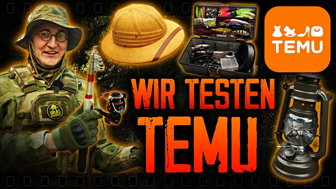 Outdoor- und Angelausrüstung von TEMU -👌​​Top oder Schrott?👎