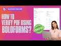 Verify PDF Authenticity with BoloForms: Ensuring Document Integrity