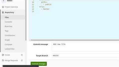 Como criar um site no gitlab.com - professor Cristiano Silva