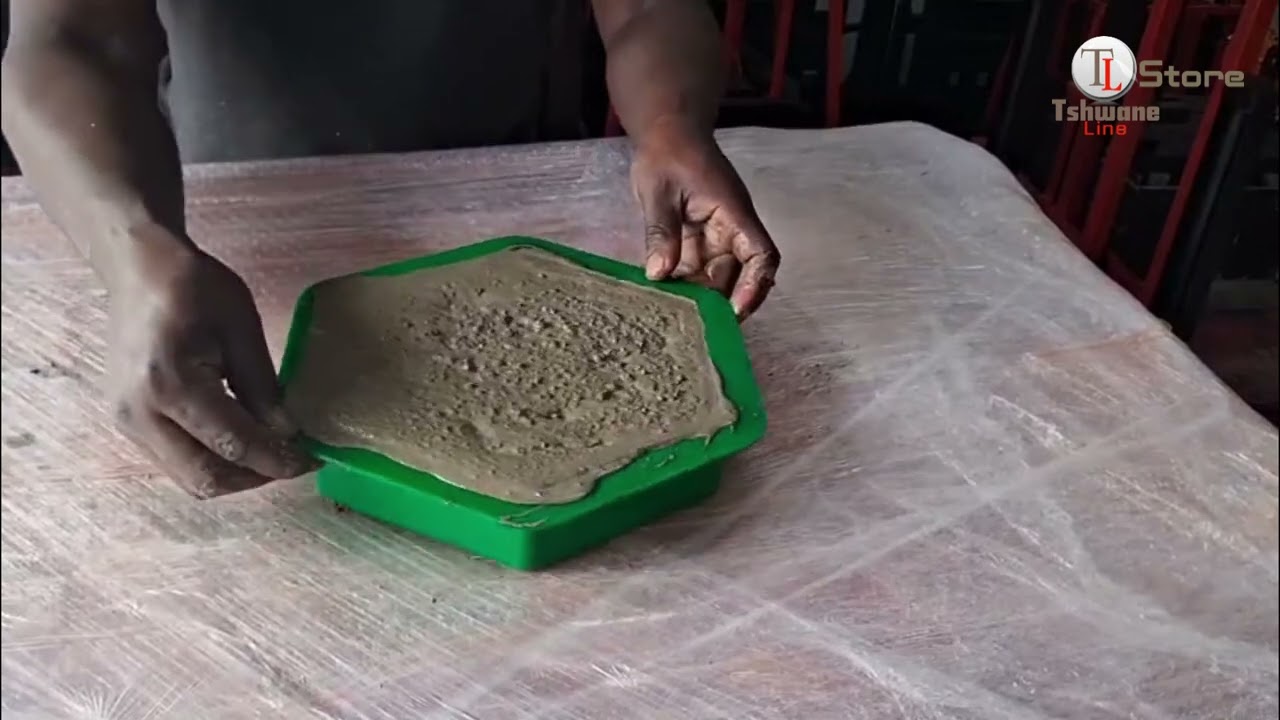 How to Make Hexagon Paving Bricks | Step-by-Step Mold Process
