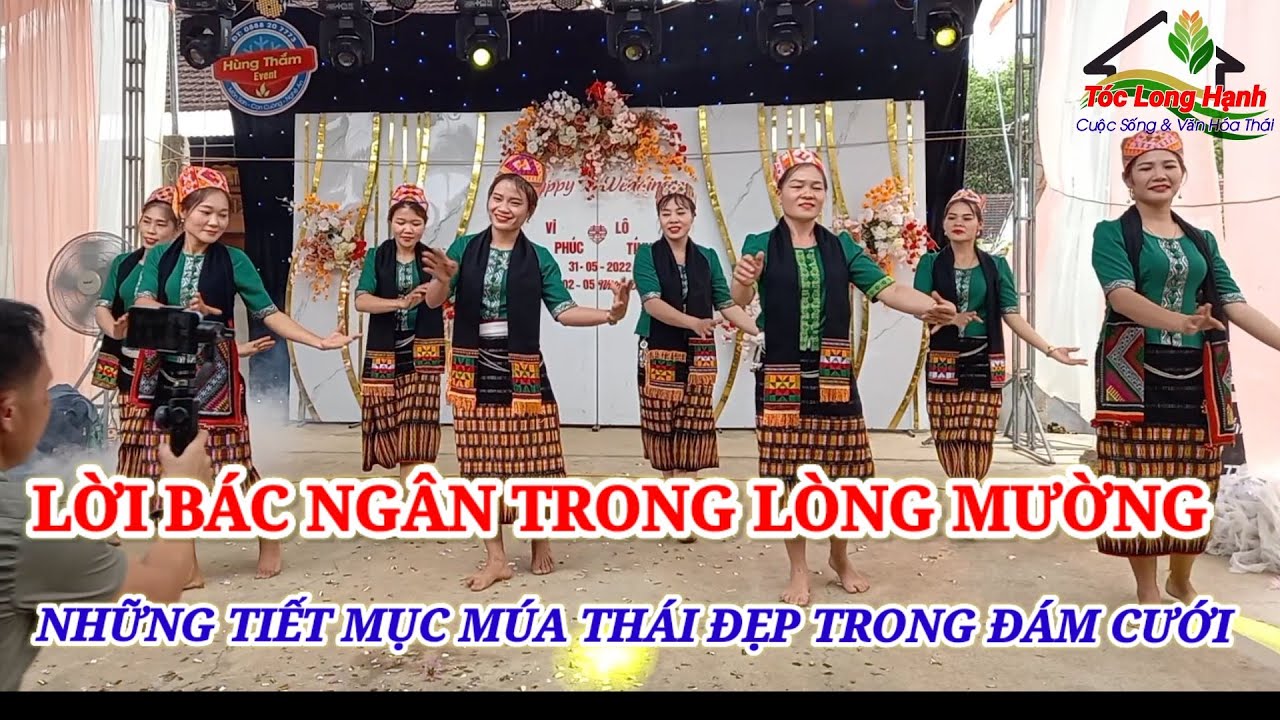 Lời Bác Ngân Trong Lòng Mường, Những Tiết Mục Múa Đẹp Nhất Trong Đám Cưới Thái | Tóc Long Hạnh