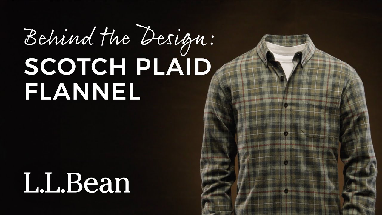 L.L.Bean Scotch Plaid Flannel Shirt