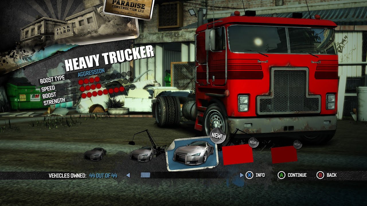 Big Rig Road Rage | Burnout Paradise Remastered | Drivable Traffic ...