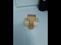 Китайская головоломка крест. Puzzle cross