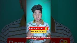 Remote Lock Ke Baad Phone Unlock Kaise Kare 😱 | 99% Log Nahi Jante | #shorts