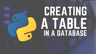 Creating a Database | Episode 1 | SQLite in Python