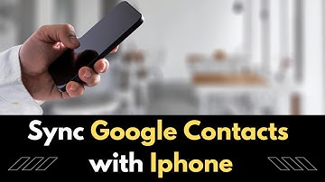 Hoe Google-contacten synchroniseren met iPhone