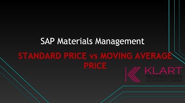 SAP MM Tutorials - 15 | Standard Price vs MAP