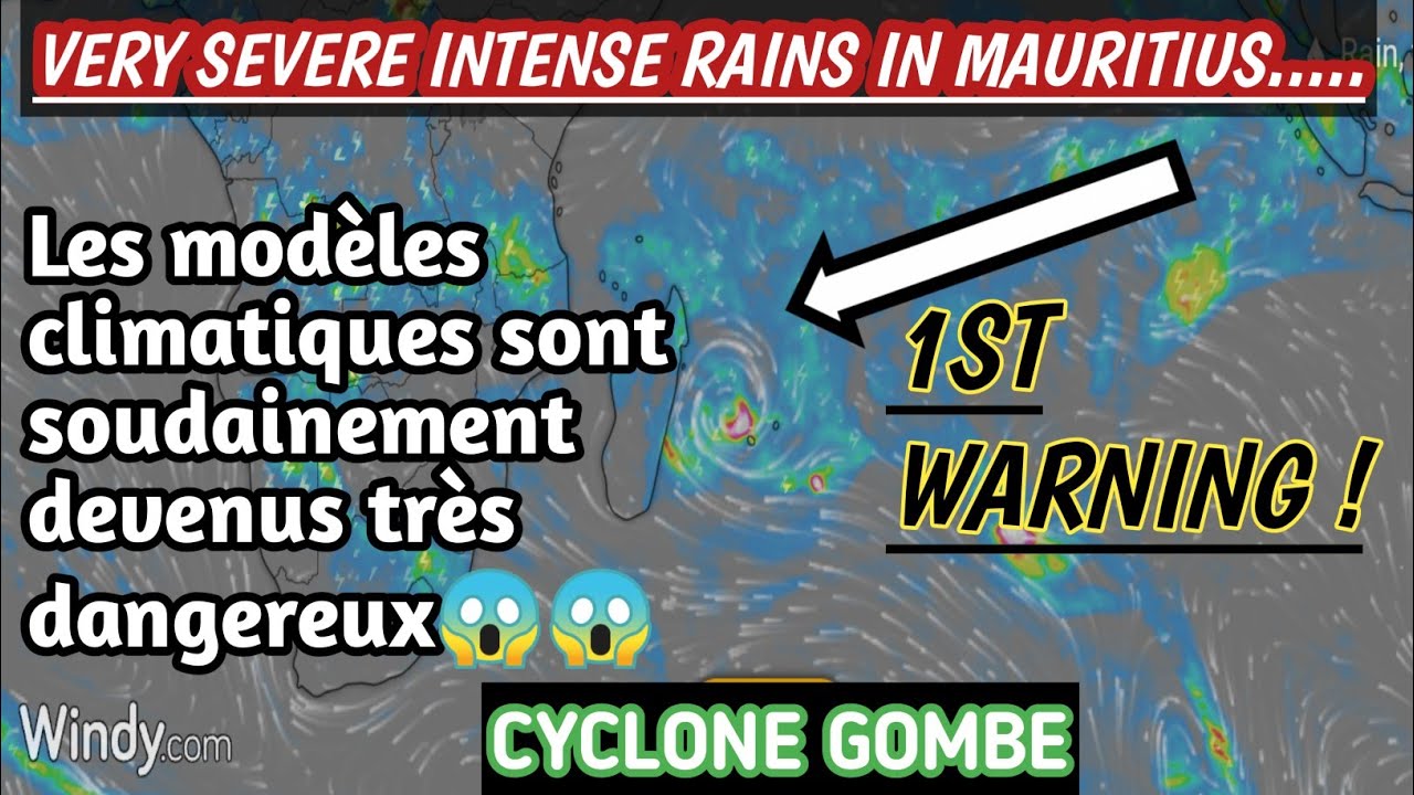 MAURITIUS WEATHER UPDATE//CYCLONE GOMBE UPDATE//WORST RAINS IN MAURITIUS//MUST WATCH !!