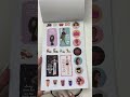 Rongrong Minjee Kang Big Fashion sticker book flip through