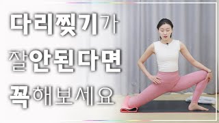 다리찢기에 도움이 되는 4가지 스트레칭 I 고관절, 안벅지, 골반 유연성 I (Stretch good for leg flexibility)