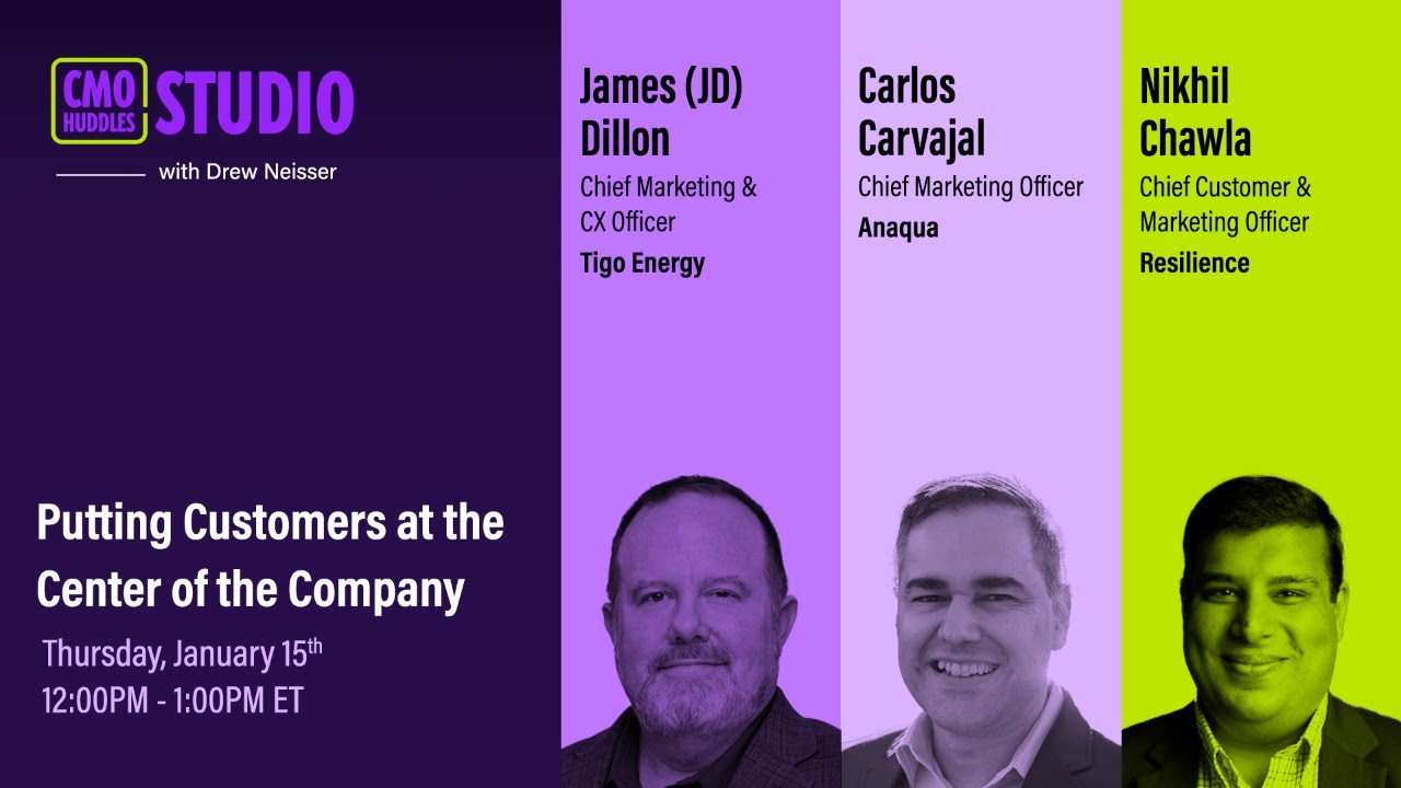 Putting Customers at the Center of the Company | CMO Huddles Studio