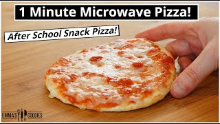 1 Minute MICROWAVE PIZZA ! The EASIEST 1 minute Pizza Recipe! screenshot 5