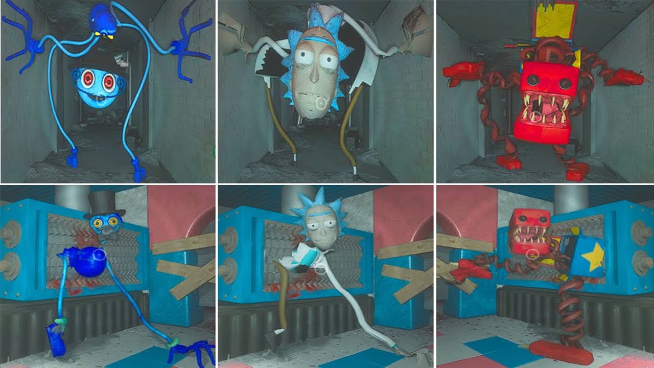 All Popular Characters Get Destroyed By Grinder in Poppy Playtime Chapter 2 VS 3 Death Endings P2 #9