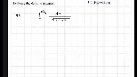 Integrals Stewart Calculus ET 8th Ed 5.4 # 41
