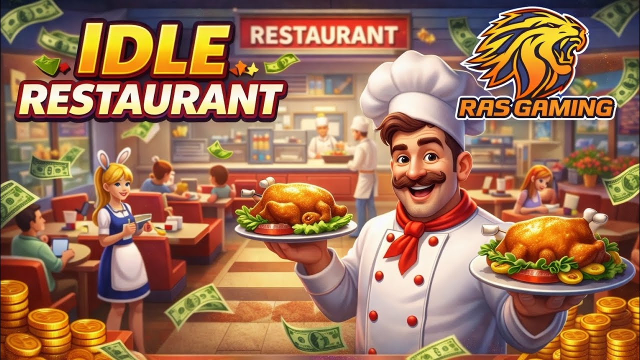 Idle Restaurant Gameplay | Build & Manage Your Food Empire | RAS Gaming