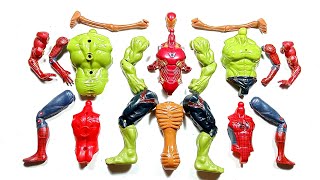 Merakit Mainan Spider-Man, Hulk Smash, Iron Man dan Siren head ~ Avengers