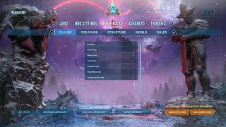 ARK Survival Ascended single player settings for Zeke