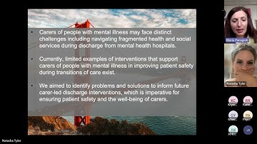 Nominal Group Technique for workshop for carers of people discharged by mental health hospitals.