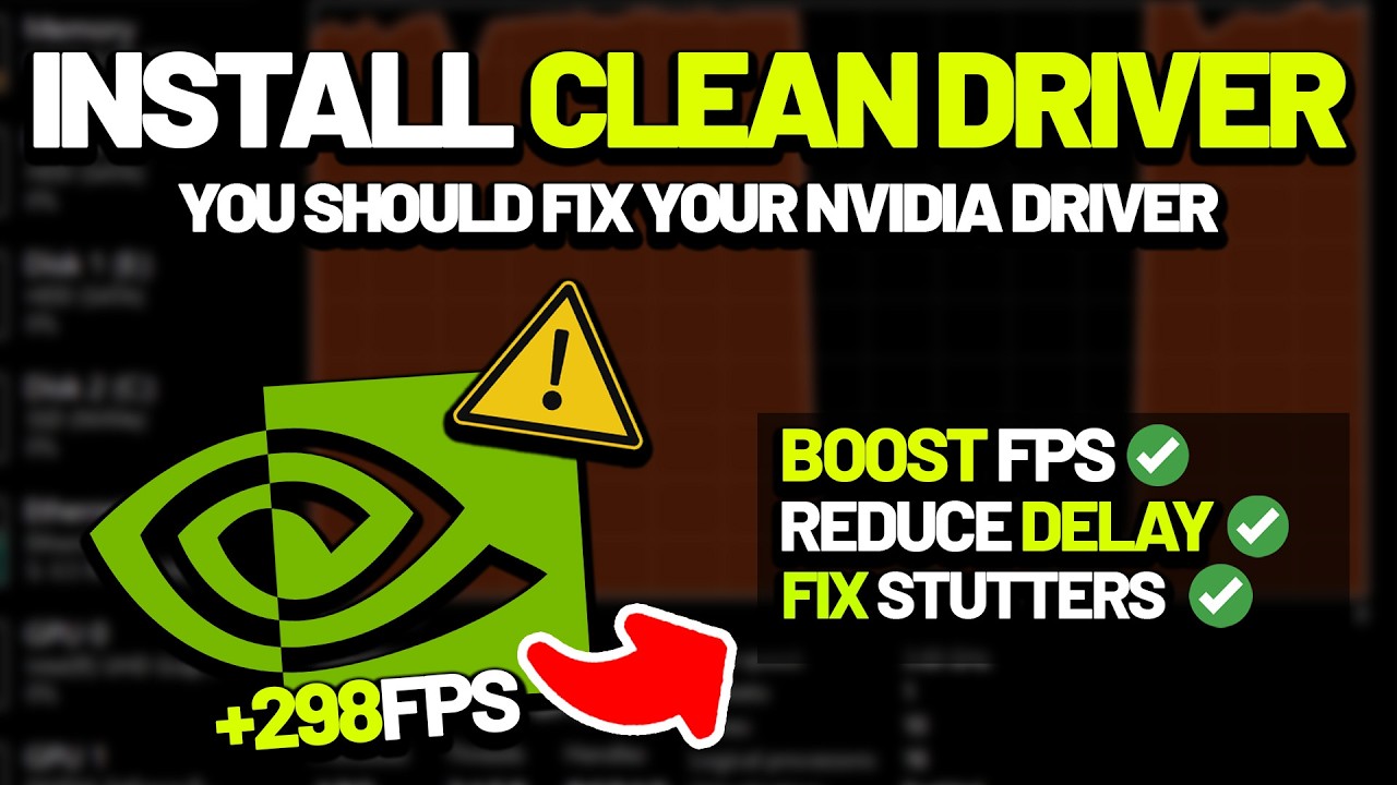 How to Clean Install NVIDIA Driver 596.49 for Best Performance - YouTube