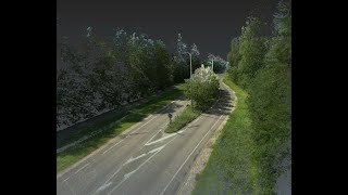 Leica TRK 5 km road pointcloud data