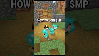 "❤️'How to join public Smp in ❤️ Minecraft crafting and building smp #minecraft #shorts