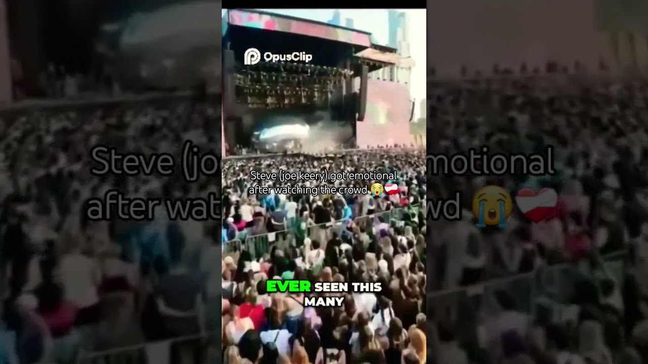 Djo got emotional after watching the crowd 😭 ❤️‍🩹 