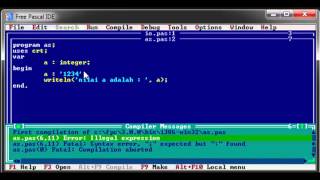 Belajar Pemrograman Pascal - 4 Membuat Assigment dan Nilai maksimal dari Interger dan LongInt