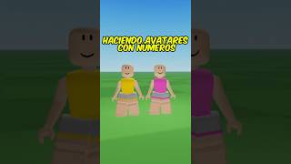Haciendo avatares con números con mi amiga #roblox #viral