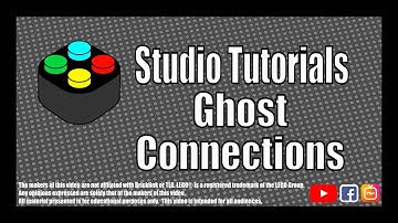 Studio Tutorials - Ghost Connections. Create non-standard connections in your LEGO Studio Designs.