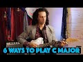 6 Ways to Play - C MAJOR on Guitar