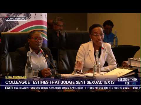 Selby Mbenenge | Colleague testifies that judge sent sexual texts