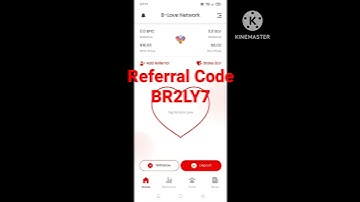 Blove network Ka Referral Code BR2LY7