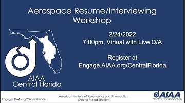 Aerospace Resume and Interviewing Workshop