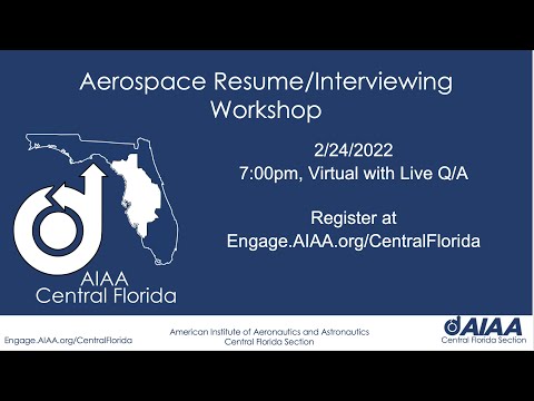 Aerospace Resume and Interviewing Workshop