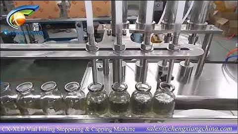 CX-XLD Vial Filling Stoppering & Capping Machine