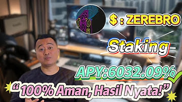 🔥 ZEREBRO staking Solana — profit stabil 6032.09% APY dijamin!