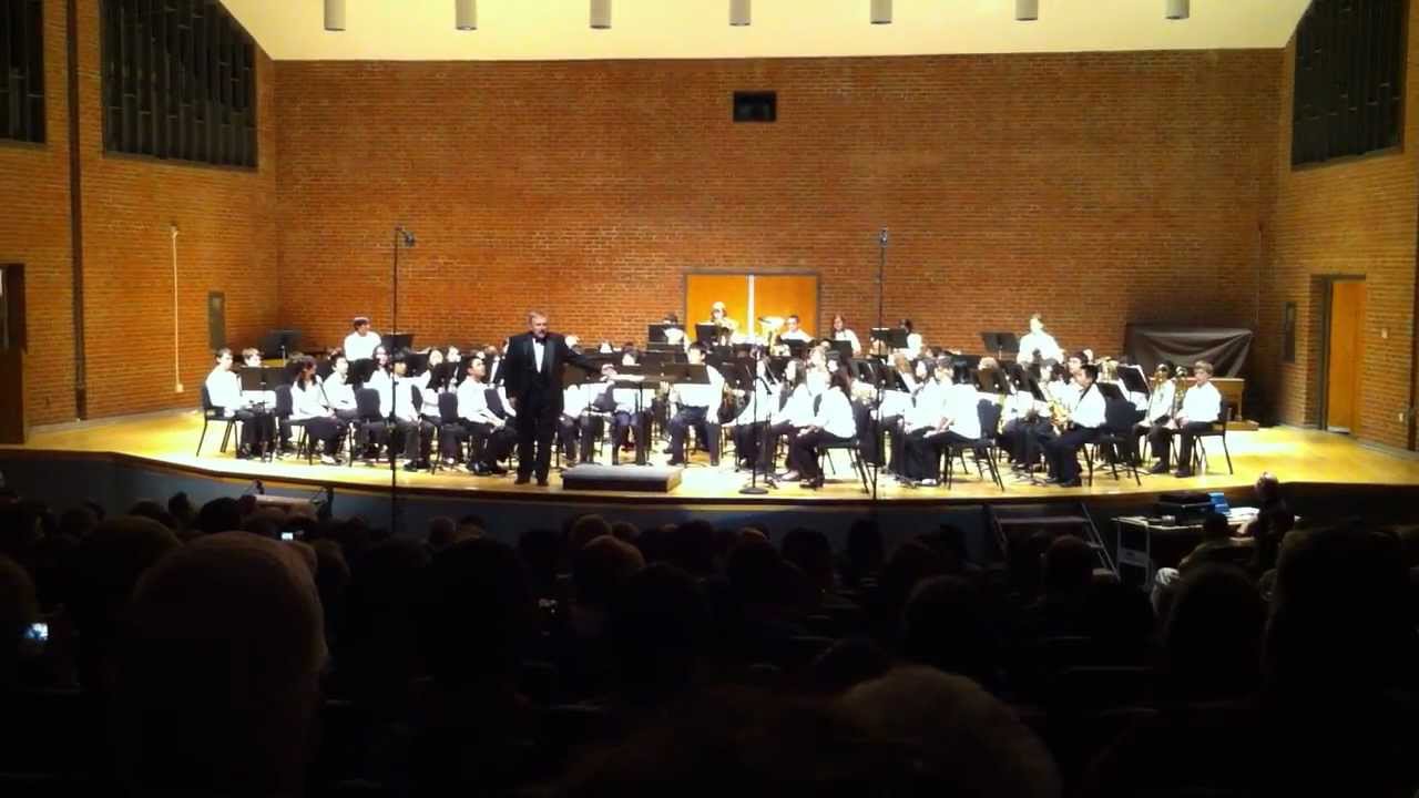 2011 HCPSS GT Middle School Band Concert City Of Lights skit And 